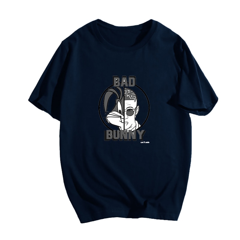 bad bunny classic logo t shirt bbm0108 3284 - Bad Bunny Store