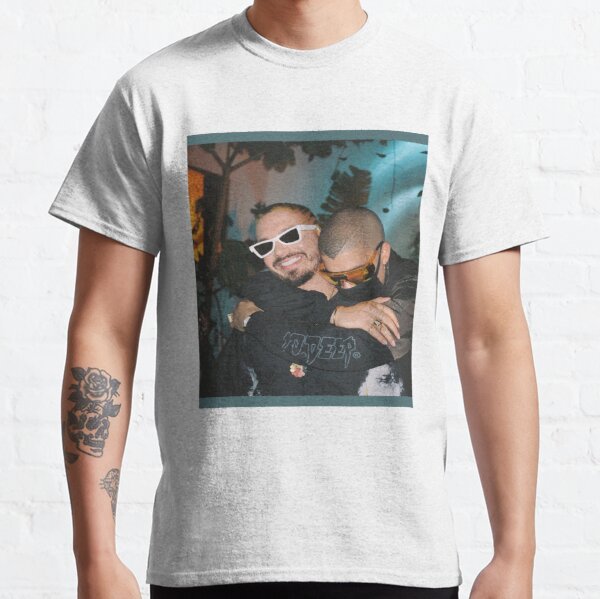 Copia de J Balvin with Bad Bunny Classic T-Shirt RB3107 product Offical Bad Bunny Merch