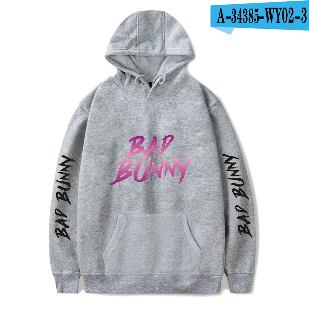 bad bunny pullover hooded sweatshirt bbm0108 7970 - Bad Bunny Store