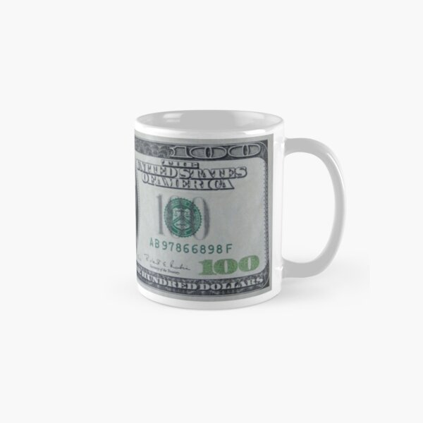 Bad Bunny $100 Bill Classic Mug RB3107 product Offical Bad Bunny Merch