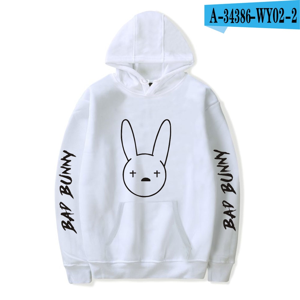 bad bunny pullover hooded sweatshirt bbm0108 6662 - Bad Bunny Store