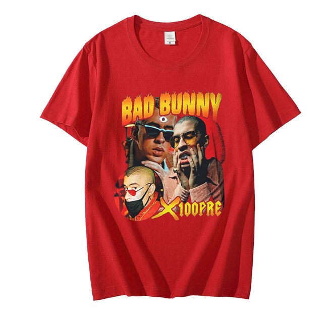 Man Tshirt Graphic Hip Hop Top Tees Vintage Rapper Bad Bunny Yhlqmdlg T Shirt Men Unisex 3.jpg 640x640 3 - Bad Bunny Store