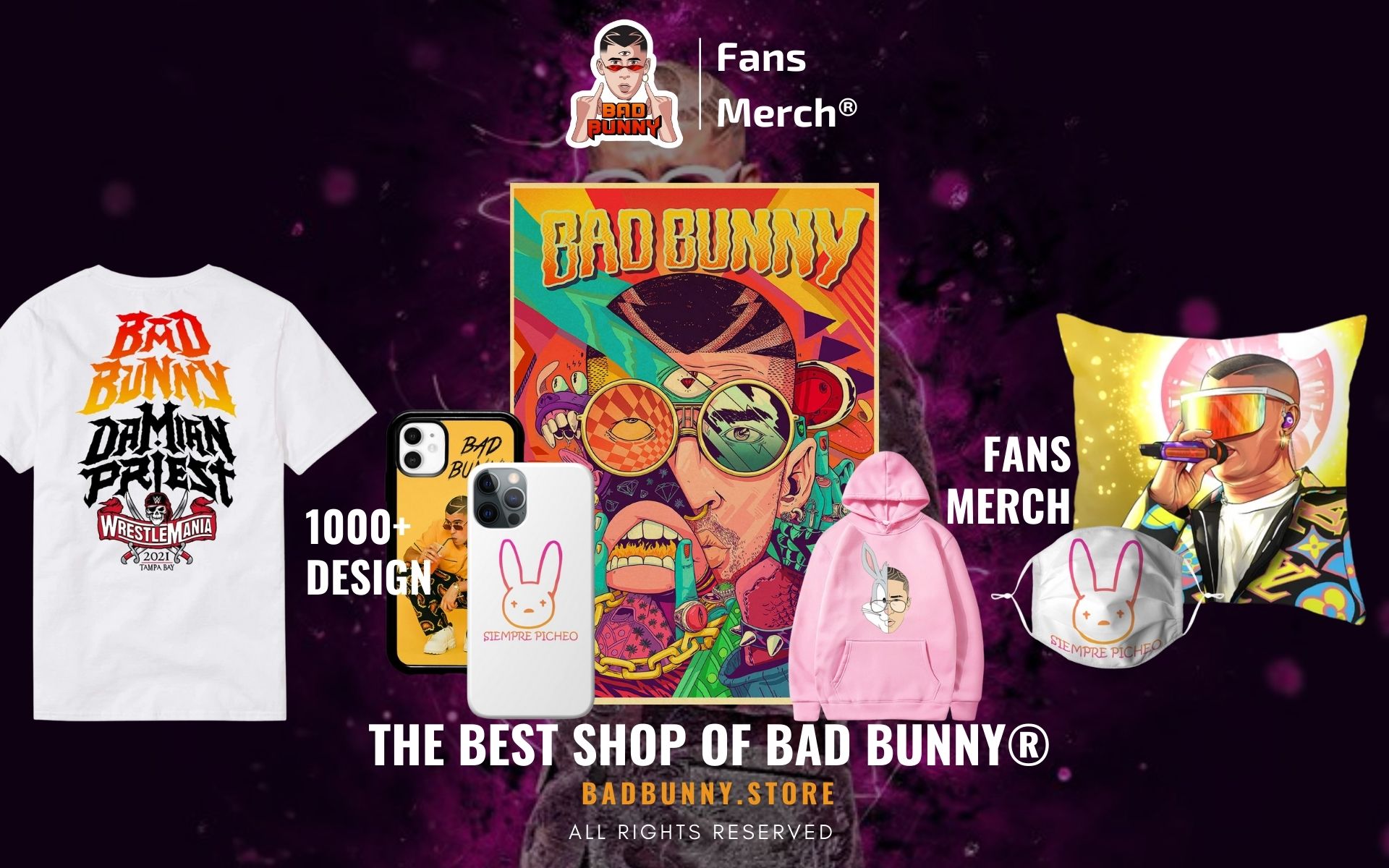Bad Bunny Store - OFFICIAL Bad Bunny Merch & Clothing