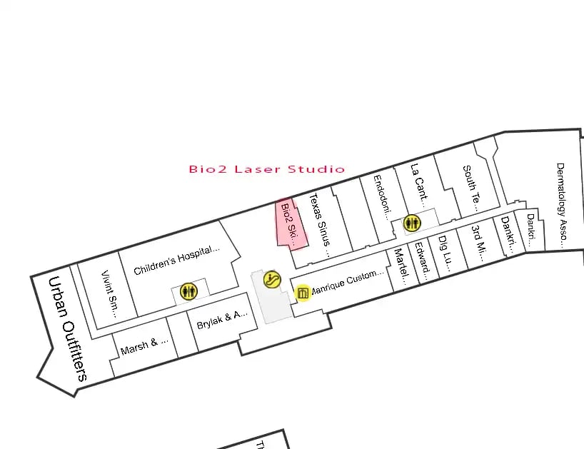 The Shops At La Cantera Map - Bio2LaserStudio