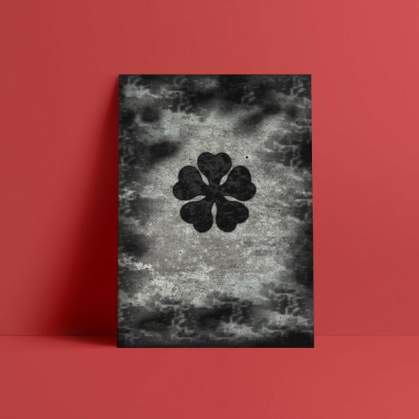 Canvas HD Prints Pictures Plant Wall Art Painting Black Clover Five Leaf Home Decoration Modular Poster 1 - Black Clover Merch Store