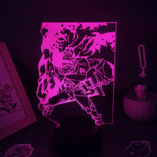 Anime Black Clover Figure Asta 3D LED USB Lava Lamp RGB Neon Night Light Bedroom Table scaled - Black Clover Merch Store