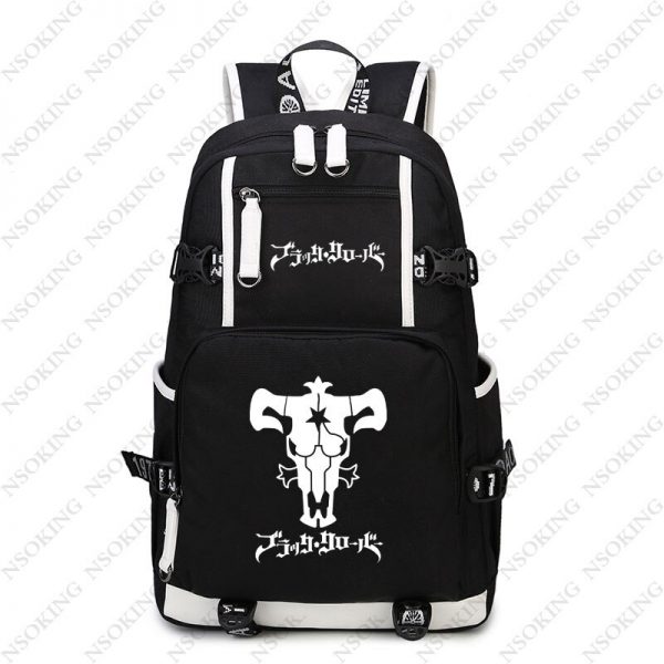 New Black Clover Backpack Asta cosplay Nylon School Bag School Student Teenagers Travel Bags 5 - Black Clover Merch Store