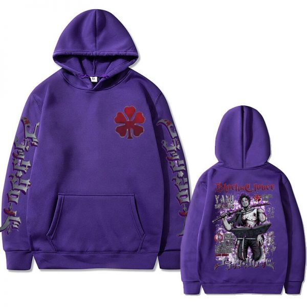 Japanese Anime Black Clover Yami Sukehiro Hoodie Autumn Winter Men Women Causal Fashion Hoodies Male Harajuku 3 - Black Clover Merch Store