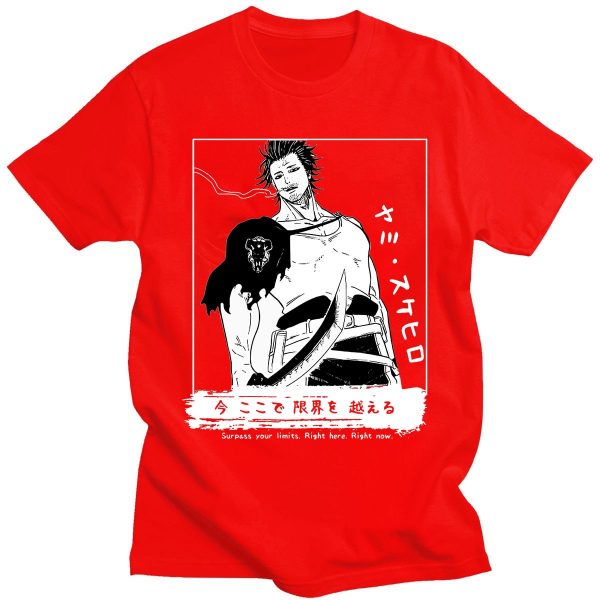 Yami Sukehiro Funny Anime Black Clover T Shirt for Men O neck Short Sleeve Japanese Manga 1 - Black Clover Merch Store