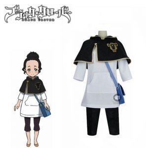 NEW Black Clover Black Bull Squad Grey Uniform Outfit Anime Cosplay Costume  {4}