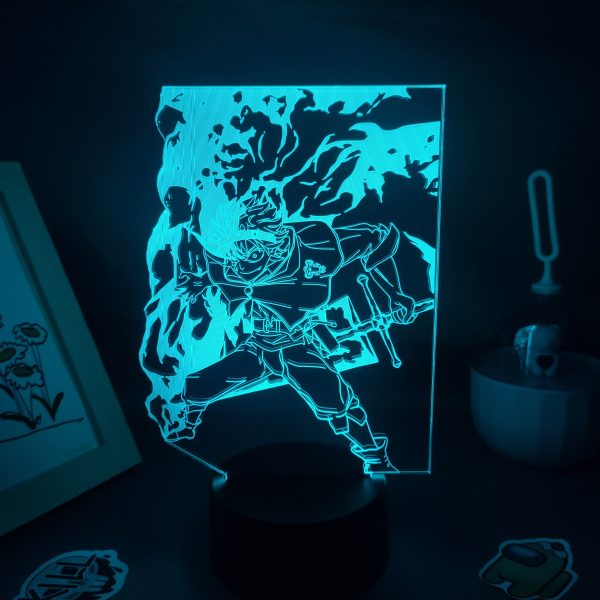 Anime Black Clover Figure Asta 3D LED USB Lava Lamp RGB Neon Night Light Bedroom Table 1 scaled - Black Clover Merch Store