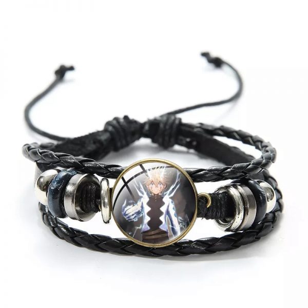Japan Anime Black Clover Leather Bracelet Asta Yuno Noell Silva Yami Sukehiro Magna Swing Figure Bangle Jewelry Gift For fans
