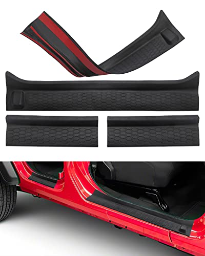 QMPARTS Door Sill Guards Kit Compatible with Gladiator JT