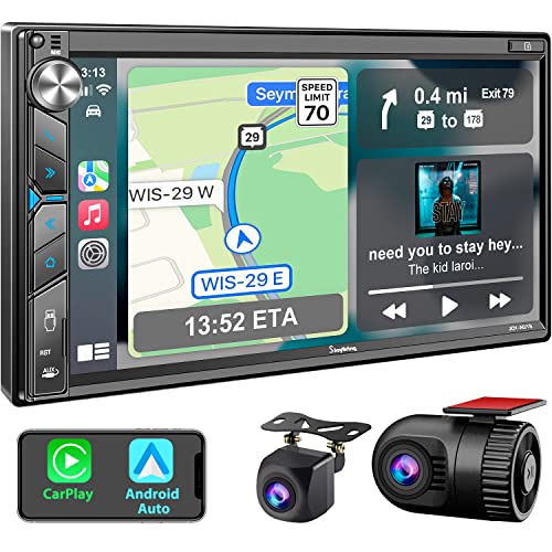 Double Din Jeep Wrangler JK Stereo with Dash Cam