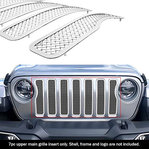 APS Jeep Gladiator Chrome Wire Mesh Grille