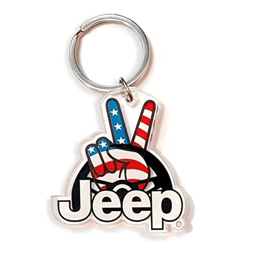 American Usa Flag Car Keychain, Creativre Zinc Alloy Circular Car