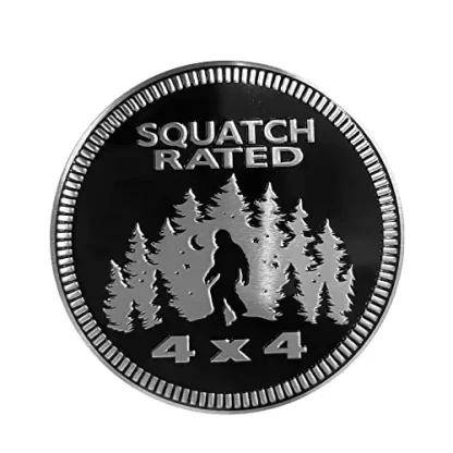 Squatch Rated Jeep Badge