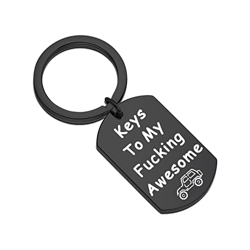 Keys to My F*$&ing Awesome Jeep Keychain