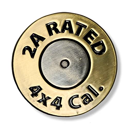  Rated Badge - Brushed Silver - Compatible with Jeep