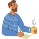 coffee blog illustration