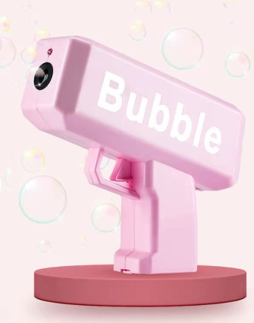 New Electric Bubble Machine Black Outdoor toy Bubble Gun Children Automatic Bubble Blowing Toys Gun Fan 2.jpg 640x640 2 - Bubble Gun