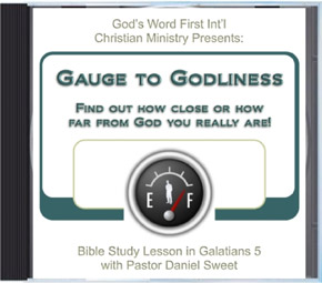 Gauge to Godliness Sermon Audio CD