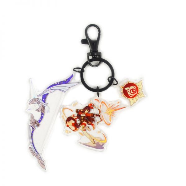 Anime Genshin Impact Acrylic Keychain Amber Cosplay Acrylic Accessories Pendant Key Ring Game Fans Gift 800x800 1 - Genshin Impact Store