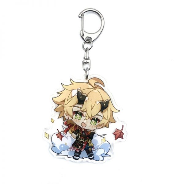 New Genshin Impact Thoma Figures Acrylic Keychain G Shaped Buckle Accessories Cute Bag Car Pendant Key Ring Game Fans Gift 800x800 1 - Genshin Impact Store