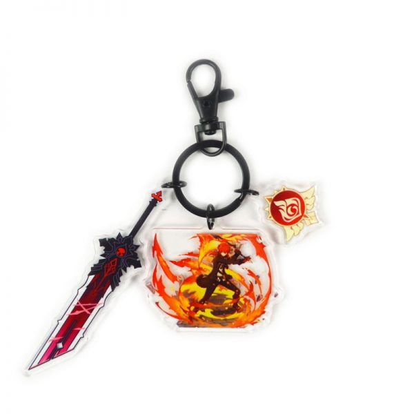 Anime Genshin Impact Acrylic Keychain Diluc Ragnvindr Cosplay Acrylic Accessories Pendant Key Ring Game Fans Gift 800x800 1 - Genshin Impact Store