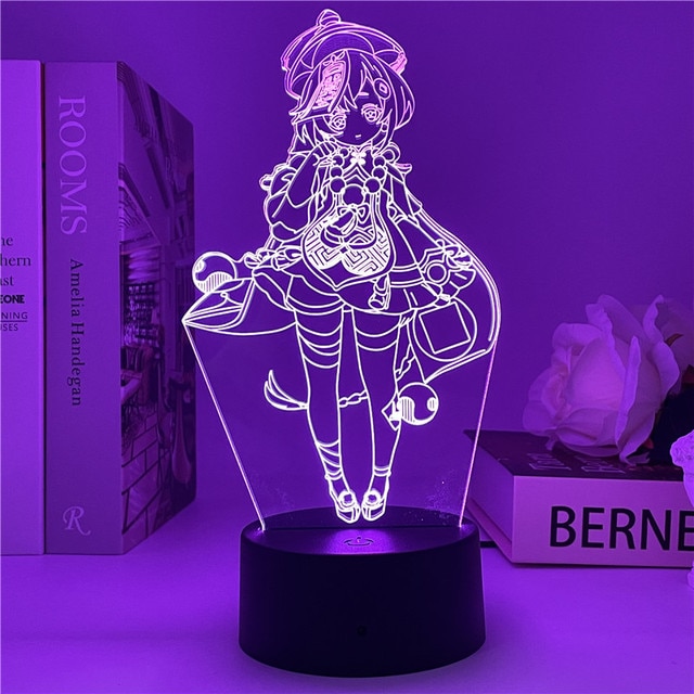 Genshin Impact Night Light 3D Illusion Anime Lamp for Bedroom Decor LED Light Atmosphere Bedside Night 6.jpg 640x640 6 - Genshin Impact Store