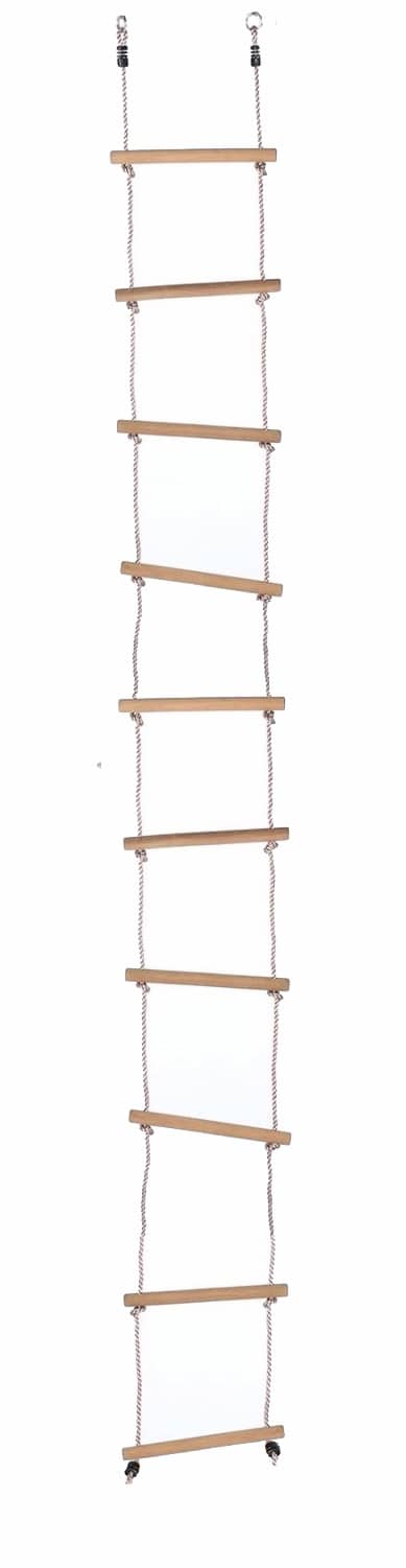 Strickleiter aus Holz 350 cm lang mit 10 Sprossen