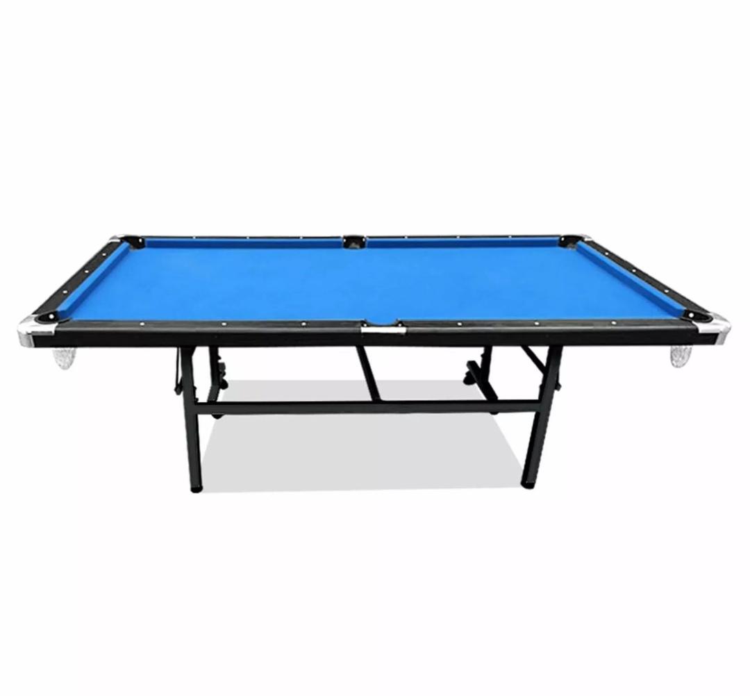 Foldable Pool Table Blue Felt