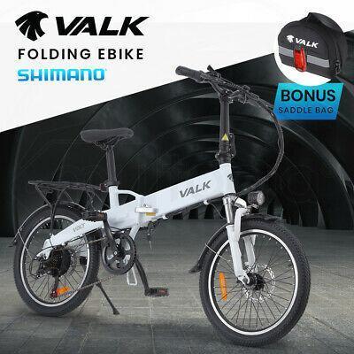VALK Folding Electric Bike Foldable Fold Up eBike Bicycle 20