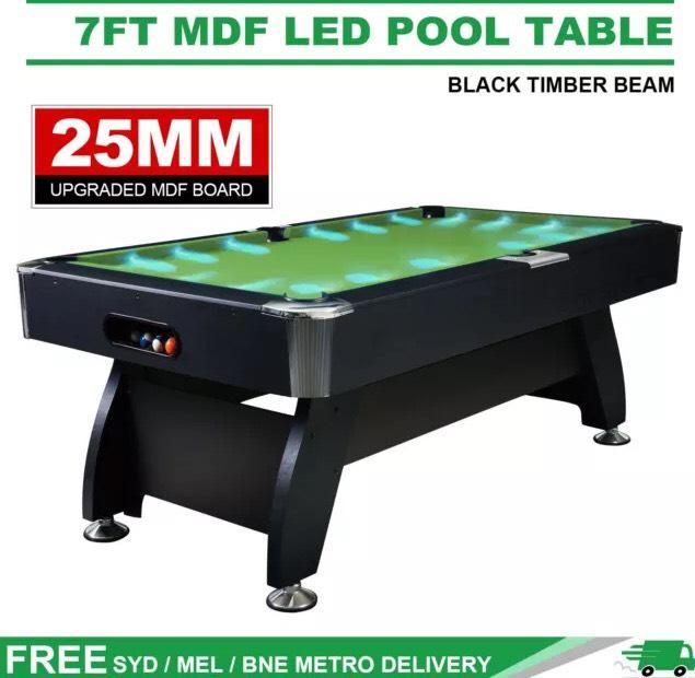 7Ft LED Pool Table