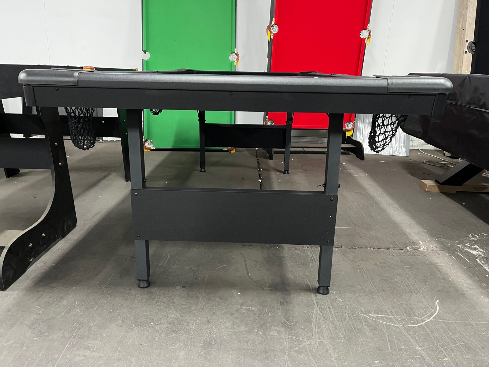 Best Buy! 7FT Modern Fold Away Pool Table Blue Felt