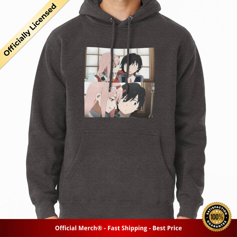 Darling In The Franxx Hoodie - Zero Two and Hiro. #2 Pullover Hoodie - Designed By Ithea RB1801