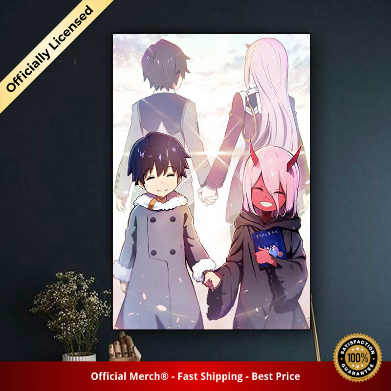 Darling In The Franxx Posters - Zero Two and Hiro Canvas Painting Posters