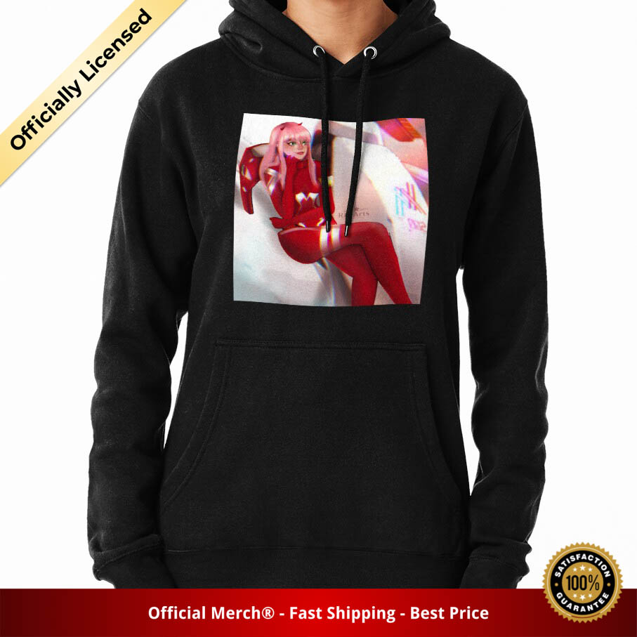 Darling In The Franxx Hoodie - Zero Two 002 Strelitzia Pullover Hoodie - Designed By RheArts RB1801