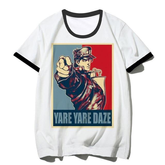 Jotaro Kujo Merch – Yare Yare Daze Jotaro Kujo T-shirt