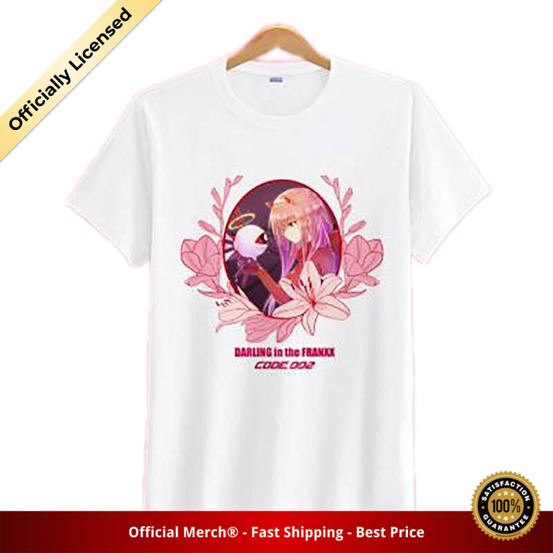 Darling in the Franxx Shirt Zero Two X Kirby Crossover White