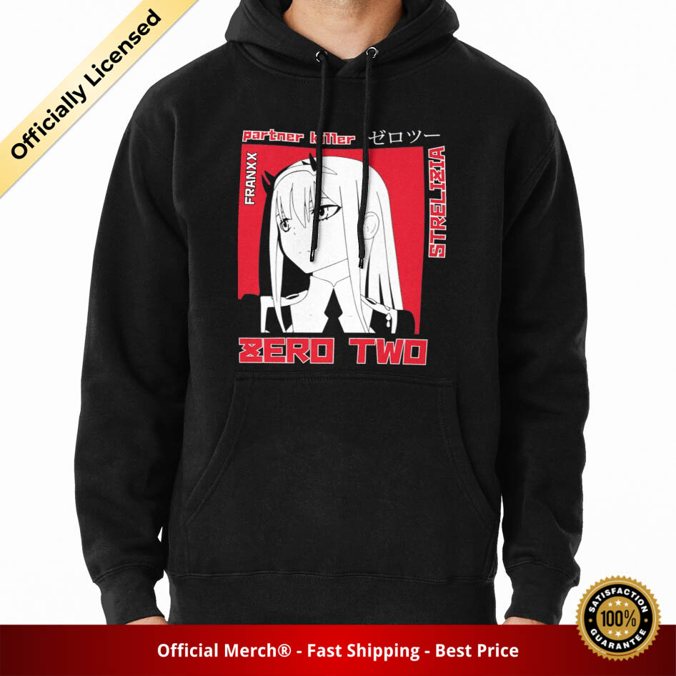 Darling In The Franxx Hoodie -  Zero Two T Shirt Pullover Hoodie - Designed By paxue257 RB1801