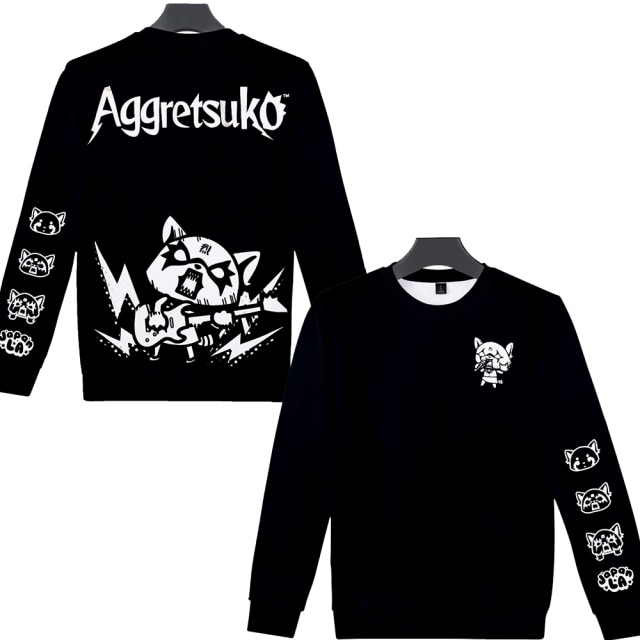 Aggretsuko Sweatshirt – Streetwear Graphic Sweatshirts