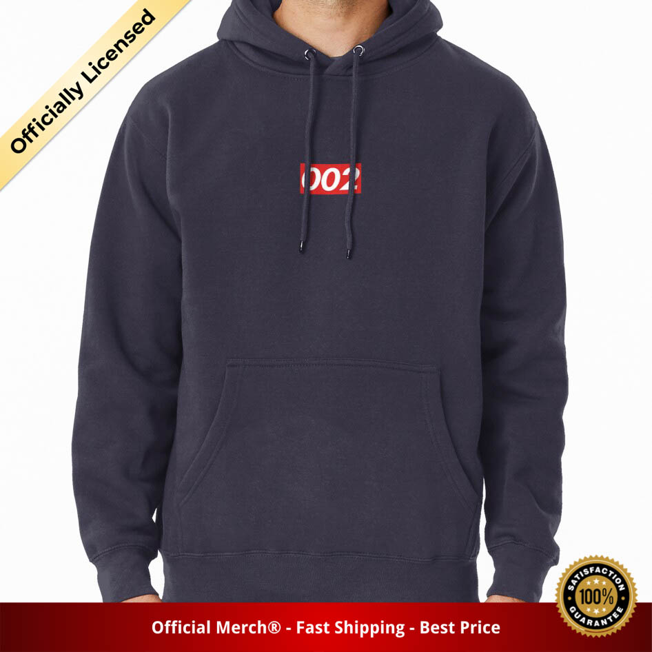 Darling In The Franxx Hoodie - 002 supreme minimalistic ver red Pullover Hoodie - Designed By Mashiromallow RB1801