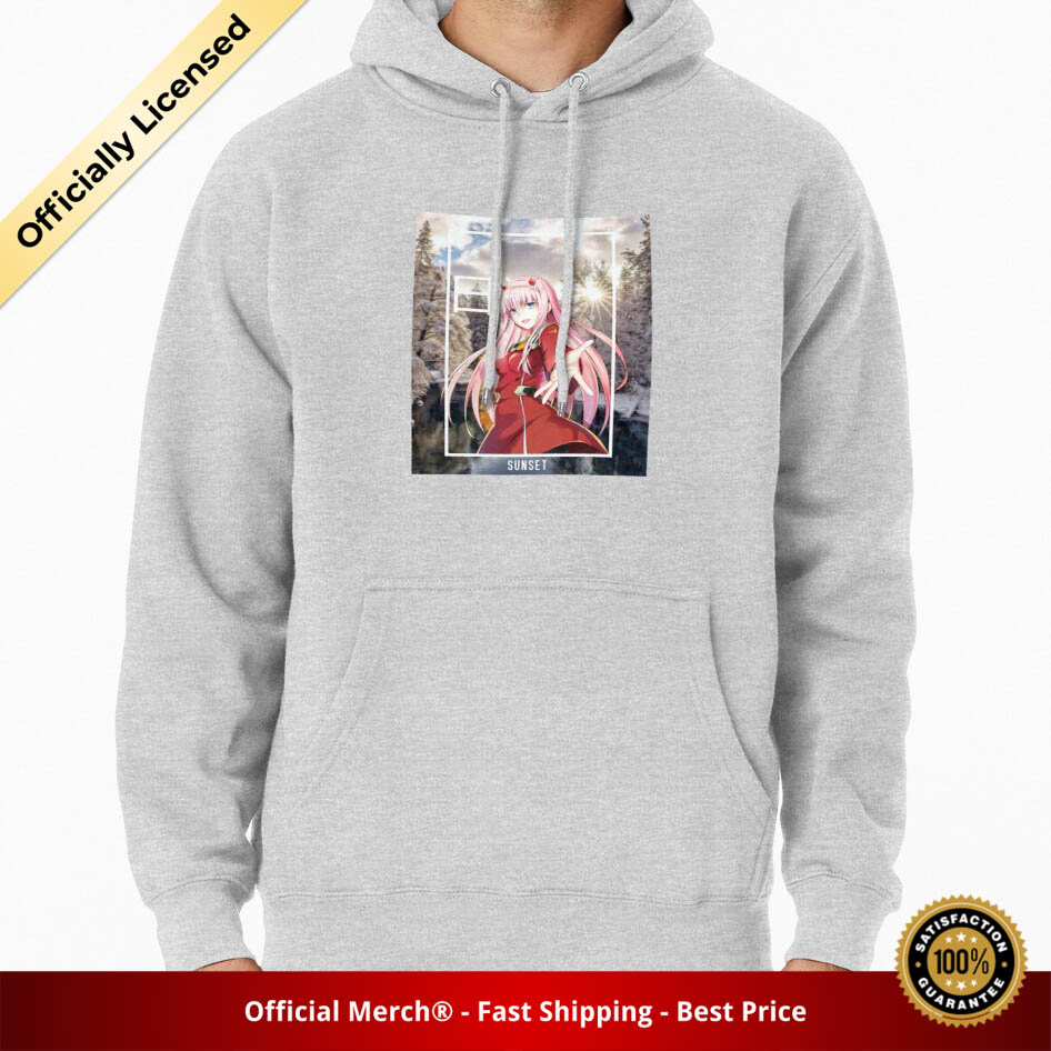Darling In The Franxx Hoodie - Zero Two Sunset Pullover Hoodie - Designed By skywraith RB1801