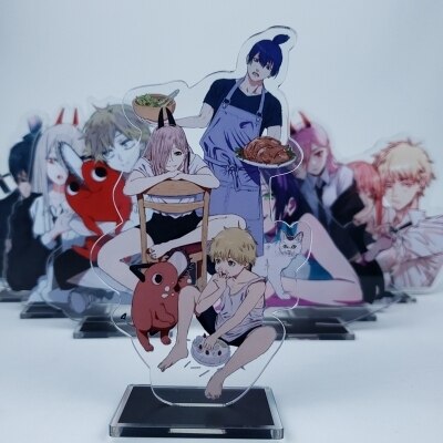 Chainsaw Man Figure – All Main Character Daily 15cm Acrylic Standee