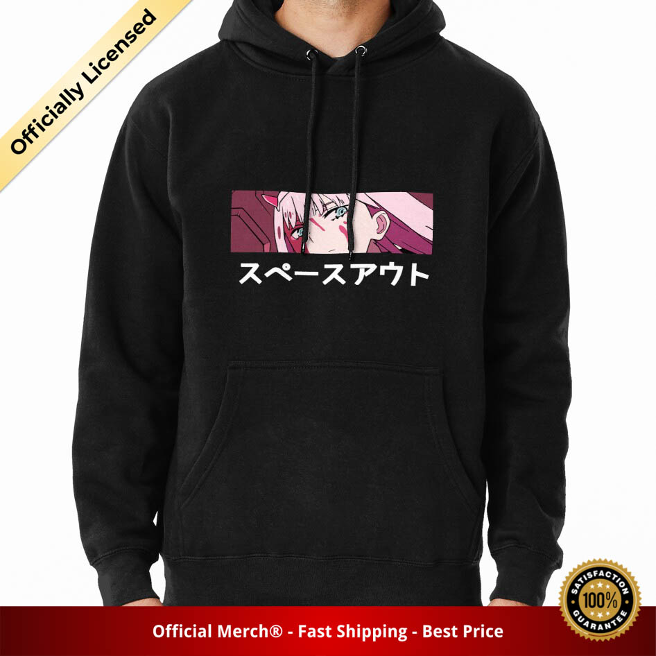 Darling In The Franxx Hoodie -  Zero Two Color Anime Manga Girl Text Pullover Hoodie - Designed By Beadell23 RB1801