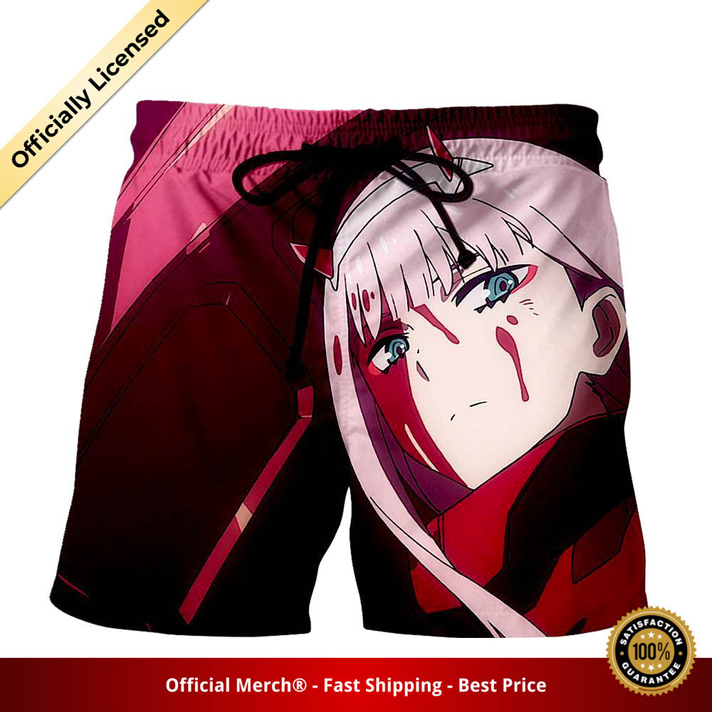 Darling in the Franxx Short Bloody Zero Two 3D All Over Print