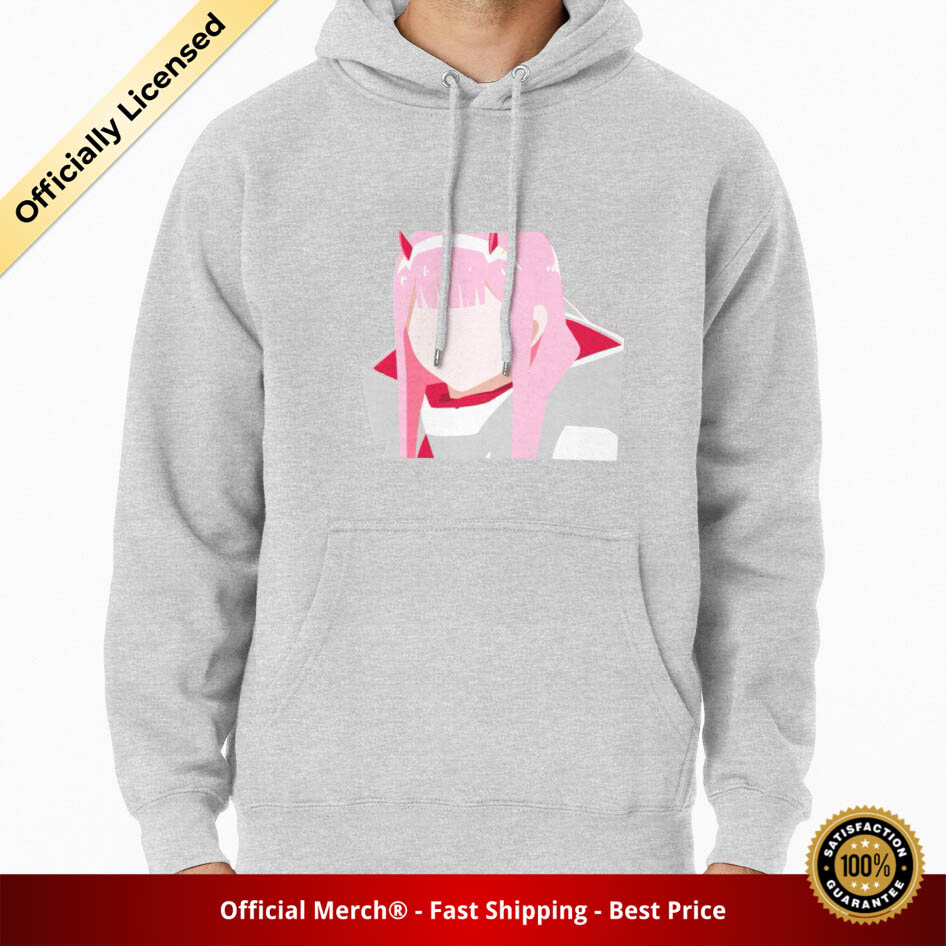 Darling In The Franxx Hoodie - Zero Two Minimalist Design Pullover Hoodie - Designed By Sliated RB1801