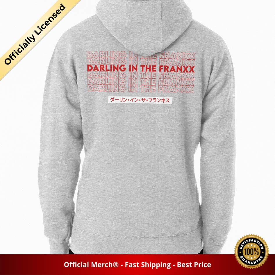 Darling In The Franxx Hoodie -  Typography Pullover Hoodie - Designed By baconmastery RB1801