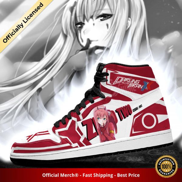Darling In The Franxx Zero Two (002) Red Jordan Sneakers